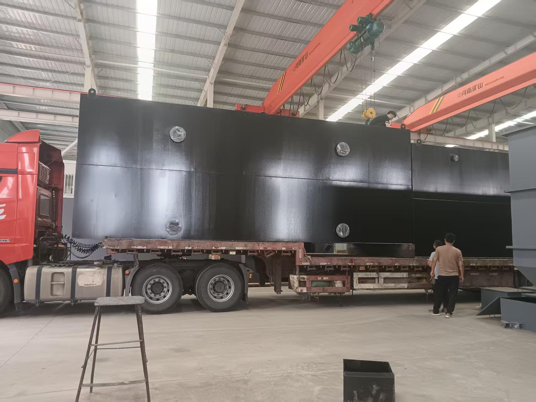 碧水藍(lán)天環(huán)保一體化污水處理設(shè)備發(fā)貨